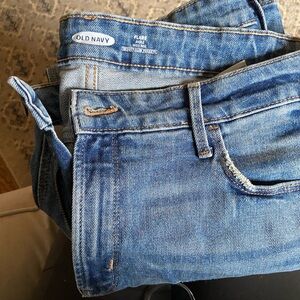 Old Navy Classic Blue Jeans Flare Ankle length high rise